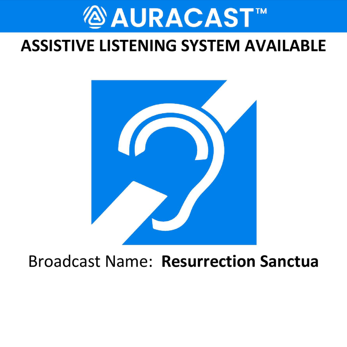 Auracast™ Assistive Listening at Mass